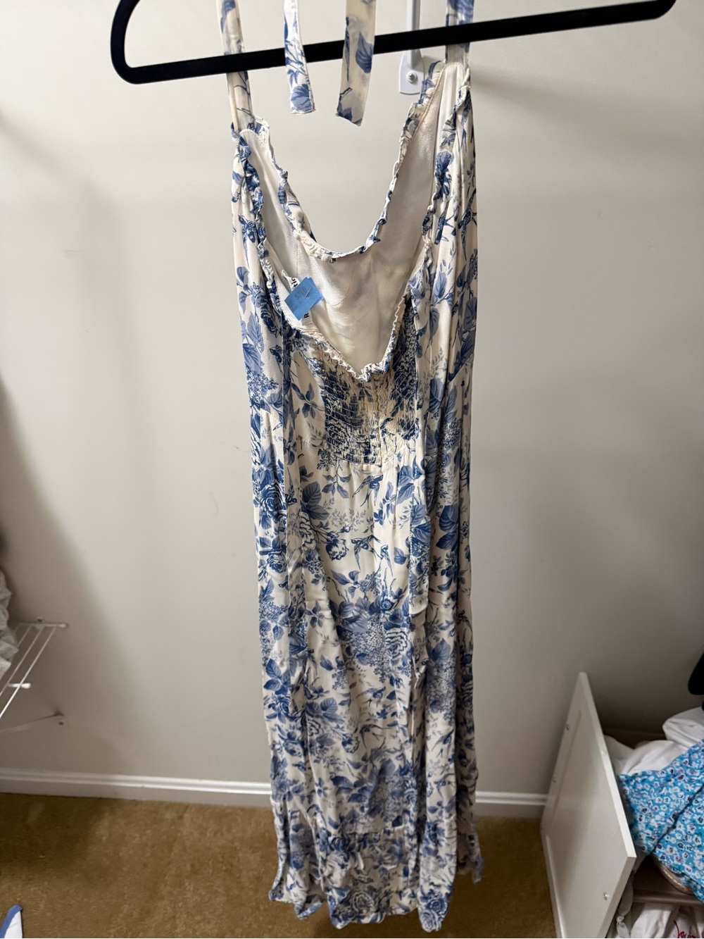 Reformation Blue and White Floral Maxi Dress - Picture 3 of 5